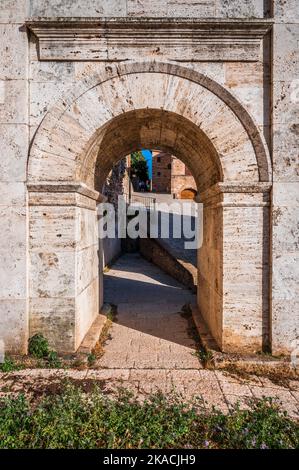 Spello. Ancient atmosphere in the medieval village Stock Photo