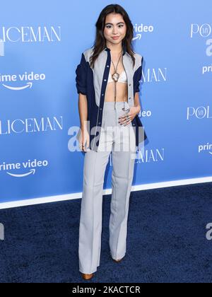 WESTWOOD, LOS ANGELES, CALIFORNIA, USA - NOVEMBER 01: American actress Ciara Riley Wilson arrives at the Los Angeles Premiere Of Amazon Prime Video's 'My Policeman' held at the Regency Bruin Theatre on November 1, 2022 in Westwood, Los Angeles, California, United States. (Photo by Xavier Collin/Image Press Agency) Stock Photo