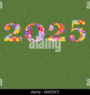 year 2025 by using image IDs 2KA2J50 and 2KACK1X Stock Photo - Alamy