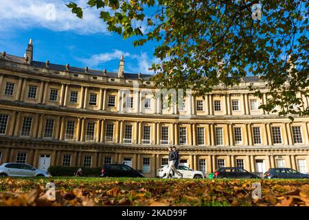 The Circus in Bath, Somerset, England, UK Stock Photo