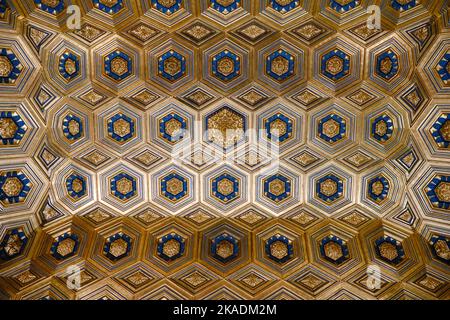 The interiors of the Alcazar de Segovia in Spain Stock Photo