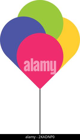 balloons vector logo icon design Stock Vector