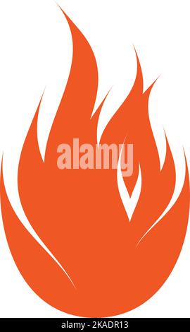 fire stylized icon logo vector symbol design Stock Vector
