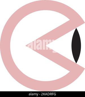 eye letter o optics logo icon vector design Stock Vector