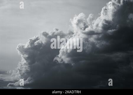 Clouds Slowly Covering the Sky Stock Photo