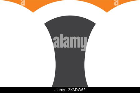 pillar logo letter y vector icon symbol Stock Vector