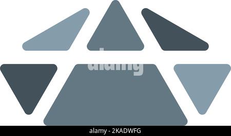 letter a stone vector logo icon design element Stock Vector