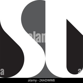 letter s and u su logo icon design Stock Vector