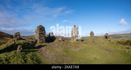 The image is of the Cuween stone cairns at Finstown not far from the Kirkwall Stock Photo