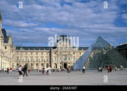 France. Paris. The Louvre. Stock Photo