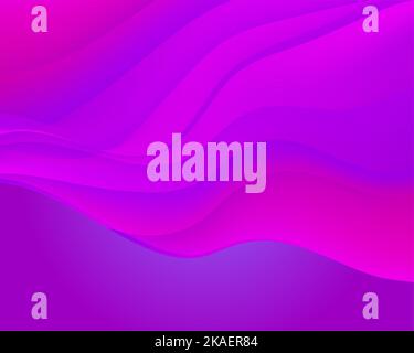 Abstract purple, wavy background. Colorful glow gradient surface for design. Stock Photo