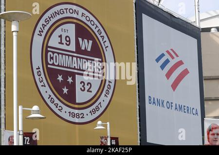 Washington Commanders at FedEx Field Panoramic Poster - the Stadium Shoppe