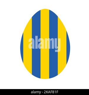 The Easter egg. Vector illustration. Stock Vector