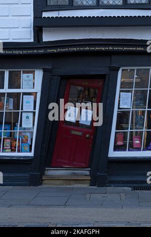 Entrance door, Sir John Boys House, Canterbury, Kent, England, Great Britain Stock Photo