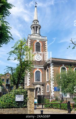 St Mary's Church, St Marychurch Street, Rotherhithe Street, Rotherhithe, The London Borough of Southwark, Greater London, England, United Kingdom Stock Photo