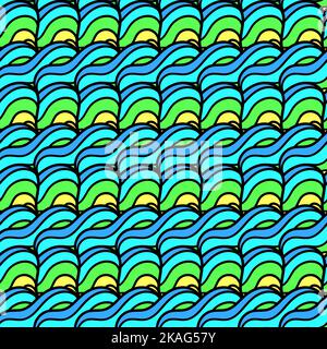 The colorful seamless pattern - great for a wallpaper Stock Vector