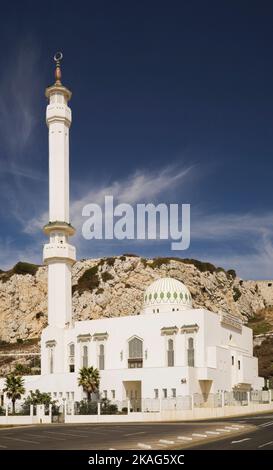 Ibrahim Al-Ibrahim Mosque, Gibraltar. Stock Photo