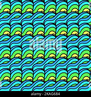 The colorful seamless pattern - great for a wallpaper Stock Vector