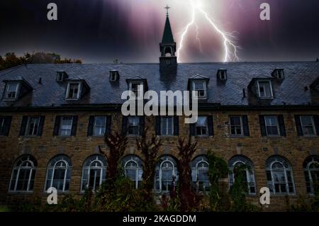 St Paul's Abbey in Neton NJ Stock Photo