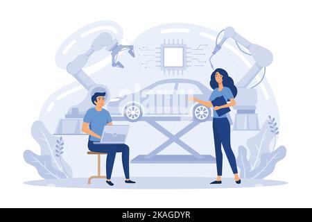 Hexagonal carbon atom grid properties. Innovative computation software. Laser technologies, graphene technologies, quantum computing metaphors. Stock Vector