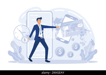 Crowdfunding abstract concept vector illustration. Crowdsourcing project, alternative financing, raise money in internet, fundraising platform, collec Stock Vector