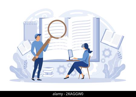 Electronic goods technical guide, manual for computer hardware, software assistant and user guide. flat vector modern illustration Stock Vector