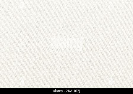 white texture of cotton fabric, natural linen background Stock Photo