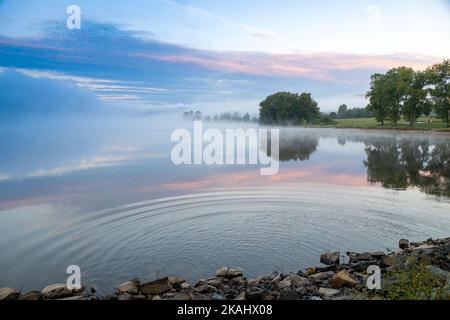 Marina resort, Lipno nad Vltavou, Lipenska prehrada, Jizni Cechy, Ceska republika / Marina resort, Lipno nad Vltavou town, Lipno lake, Czech republic Stock Photo