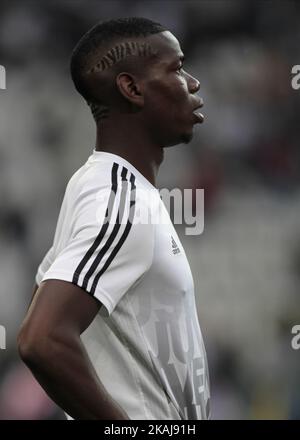 Paul Pogba Of Juventus Fc In Action During The Italian Championship 