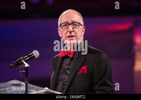 David J. Skorton (13th Secretary of the Smithsonian), speaks at The Smithsonian National Museum of African Art's 1st annual African Art Awards Dinner in the Smithsonian Arts & Industries Building on Friday, October 28th, 2016 in Washington, DC, United States.  (Photo by Cheriss May/NurPhoto) *** Please Use Credit from Credit Field *** Stock Photo