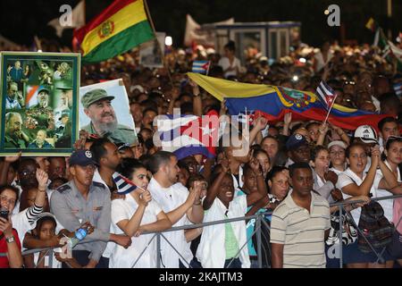 Thousands Of Cubans Take To The Streets To Pay Posthumous Tribute To ...