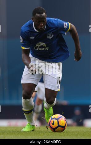 Everton's Romelu Lukaku during Premier League match between Tottenham Hotspur and Everton at White Hart Lane, London, 05 Mar 2017 (Photo by Kieran Galvin/NurPhoto) *** Please Use Credit from Credit Field *** Stock Photo