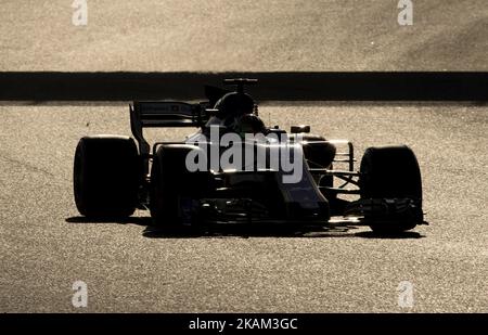 Pascal Wehrlein of Germany driving the (94) Sauber F1 Team Sauber C36 Ferrari in action during the Formula One winter testing at Circuit de Catalunya on March 10, 2017 in Montmelo, Spain. (Photo by Bruno Barros / DPI / NurPhoto) *** Please Use Credit from Credit Field ***  Stock Photo