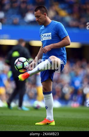 Chelsea's John Terry during the EPL Premier League match between Chelsea and Crystal Palace at Stamford Bridge, London, England on 01 April 2017. (Photo by Kieran Galvin/NurPhoto) *** Please Use Credit from Credit Field *** Stock Photo