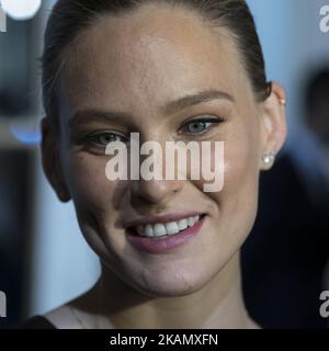Bar Refaeli attends the delivery of the IX CONDÃ‰ NAST TRAVELER AWARDS EDITION, at the Ritz Hotel in Madrid. May 4, 2017 (Photo by Oscar Gonzalez/NurPhoto) *** Please Use Credit from Credit Field *** Stock Photo