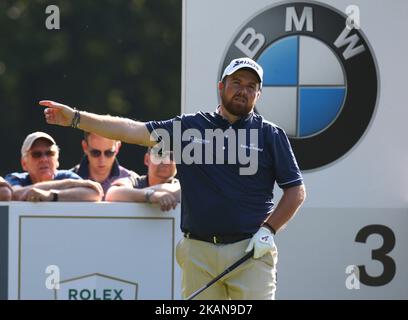 Shane Lowry of Ireland during 1st Round for the 2017 BMW PGA Championship on the west Course at Wentworth on May 25, 2017 in Virginia Water,England (Photo by Kieran Galvin/NurPhoto) *** Please Use Credit from Credit Field *** Stock Photo