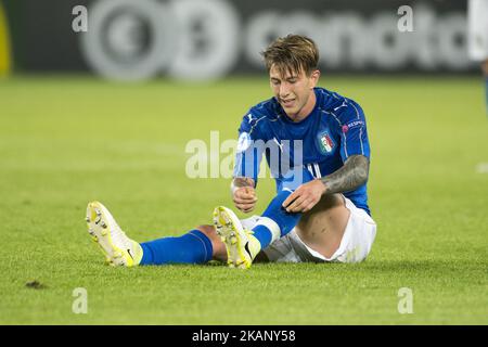 Federico Bernardeschi of Italy during the UEFA European Under-21 Championship 2017 Group C match between Italy and Germany at Krakow Stadium in Krakow, Poland on June 24, 2017 (Photo by Andrew Surma/NurPhoto) *** Please Use Credit from Credit Field *** Stock Photo