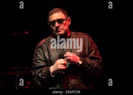 English rock band Black Grape perform on stage at O2 Academy Brixton, London on July 1, 2017. The lineup is made of past Happy Monday Member, Shaun Ryder and Paul 'Kermit' Leveridge. (Photo by Alberto Pezzali/NurPhoto) *** Please Use Credit from Credit Field *** Stock Photo