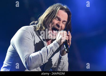 Ray Wilson, a Scottish musician, best known as vocalist in the post-grunge band Stiltskin, and in Genesis, during a Concert 'Solidarity with Aleppo' in Krakow. On Sunday, July 9, 2017, in Krakow, Poland. (Photo by Artur Widak/NurPhoto) *** Please Use Credit from Credit Field ***  Stock Photo