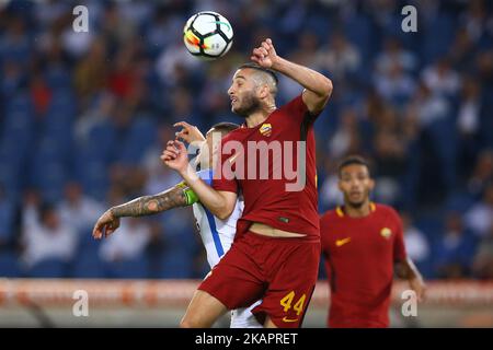 Olimpico Stadium, Rome, Italy - Kostas Tsimikas of AS Roma during Uefa ...