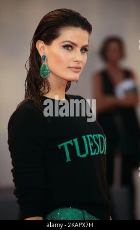 Isabeli Fontana walks the red carpet ahead of the 'The Shape Of Water' screening during the 74th Venice Film Festival in Venice, Italy, on August 31, 2017. (Photo by Matteo Chinellato/NurPhoto) Stock Photo