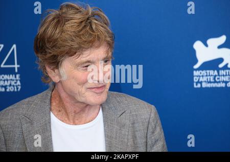 Robert Redford attends the 'Our Souls At Night' photocall at the 74th Venice Film Festival, on September 1, 2017. (Photo by Matteo Chinellato/NurPhoto) Stock Photo