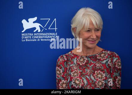 Venice, Italy. 03 September, 2017 Helen Mirren attend the photocall of the movie 'The Leisure Seeker' (Ella and John) presented in competition at the 74th Venice Film Festival (Photo by Matteo Chinellato/NurPhoto) Stock Photo