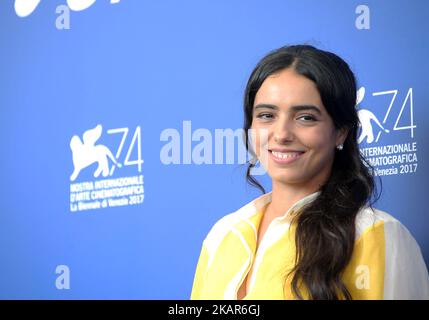 Venice, Italy. 07 September, 2017: Hafsia Herzi attend the 'Mektoub; My Love: Canto Uno' photocall during the 74th Venice Film Festival (Photo by Matteo Chinellato/NurPhoto) Stock Photo