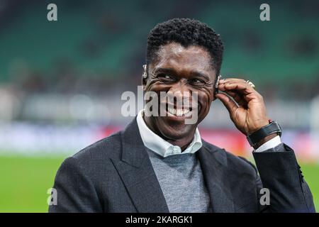 Milan, Italy. 02nd Nov, 2022. Clarence Seedorf#1during UEFA Champions League 2022/23 Group Stage - Group E football match between AC Milan and FC Red Bull Salzburg at Giuseppe Meazza Stadium, Milan, Italy on November 02, 2022 Credit: Independent Photo Agency/Alamy Live News Stock Photo