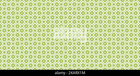 Abstract seamless pattern from simple green figures. Isolated on a white background. Endless texture. For use in web design, presentation, print. Stock Vector