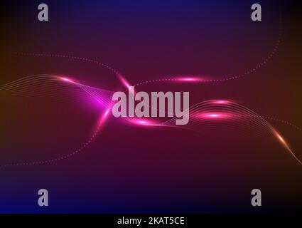 Christmas explosion neon light shiny technology network fiber optic abstract web background wallpaper vector illustration Stock Vector
