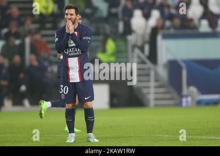 Turin, Italy. 02nd Nov, 2022. Lionel Messi (Paris Saint-Germain) during Juventus FC vs Paris Saint-Germain FC, UEFA Champions League football match in Turin, Italy, November 02 2022 Credit: Independent Photo Agency/Alamy Live News Stock Photo