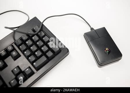 Vintage (1990) Apple Macintosh Classic M0420 computer Stock Photo - Alamy