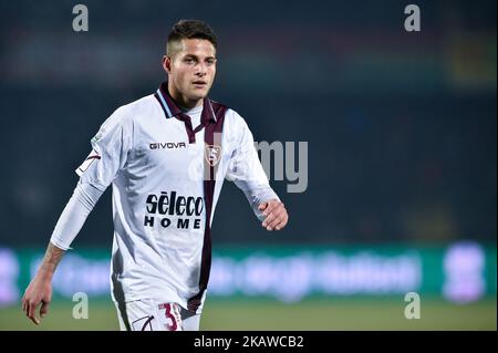 Alessandro Rossi of Salernitana during the Serie B match between Ternana and Salernitana at Libero Liberati Stadium in Terni, Italy on January 29 2018. (Photo by Giuseppe Maffia/NurPhoto) Stock Photo